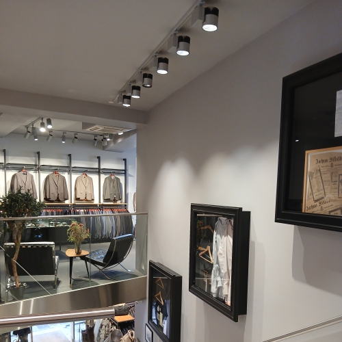 Belysning i butik i Skanderborg